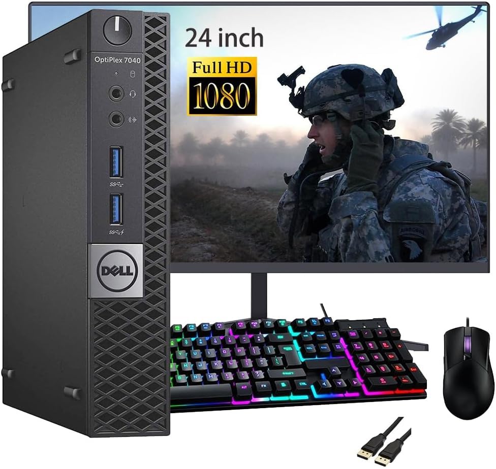 Wifi付、モニターケーブル付、DELL Optiplex 7040 Amazon.com: Dell Optiplex 7040 Micro Form Factor Desktop